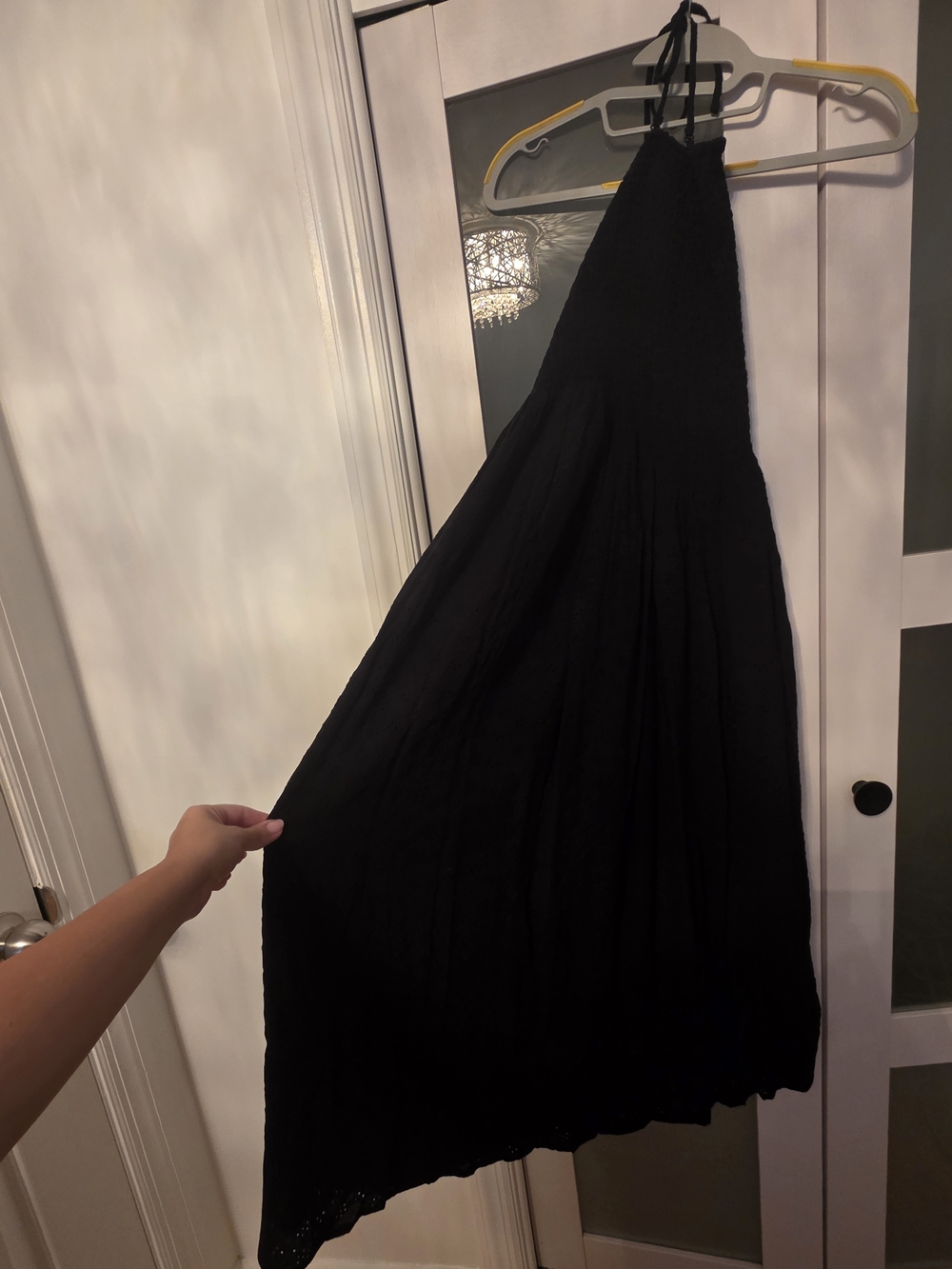Black Halter Maxi Dress